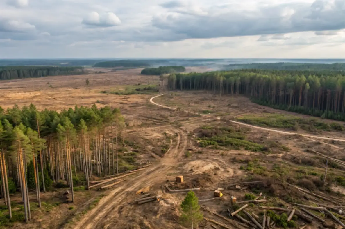 Вырубка леса в Коноше: причины и последствия